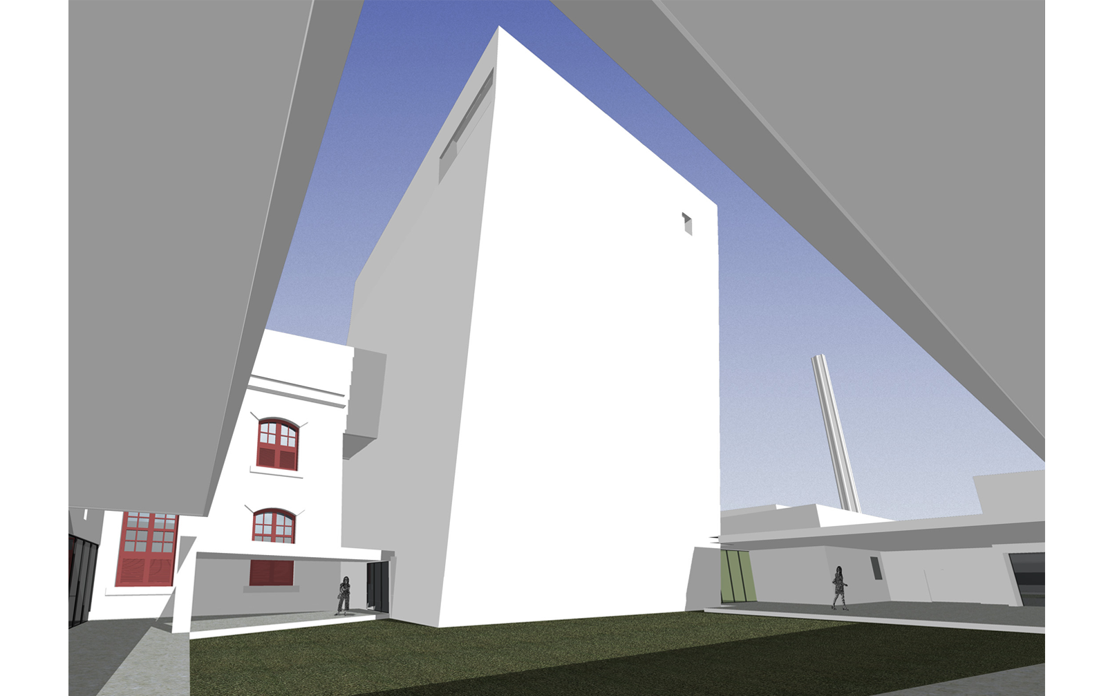 1º Prêmio em Concurso de arquitetura para o Centro Cultural Tacaruna - 2002 - imagem 2