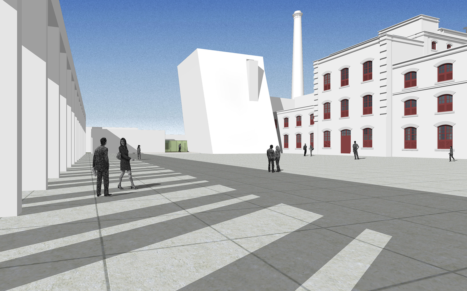 1º Prêmio em Concurso de arquitetura para o Centro Cultural Tacaruna - 2002 - imagem 3
